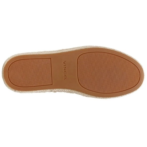 VINCE Ulla Hemp Leather Espadrille Platform Tan Mules SIZE 9.5 NWOT $230. NICE! - Picture 11 of 12